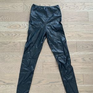Leather leggings